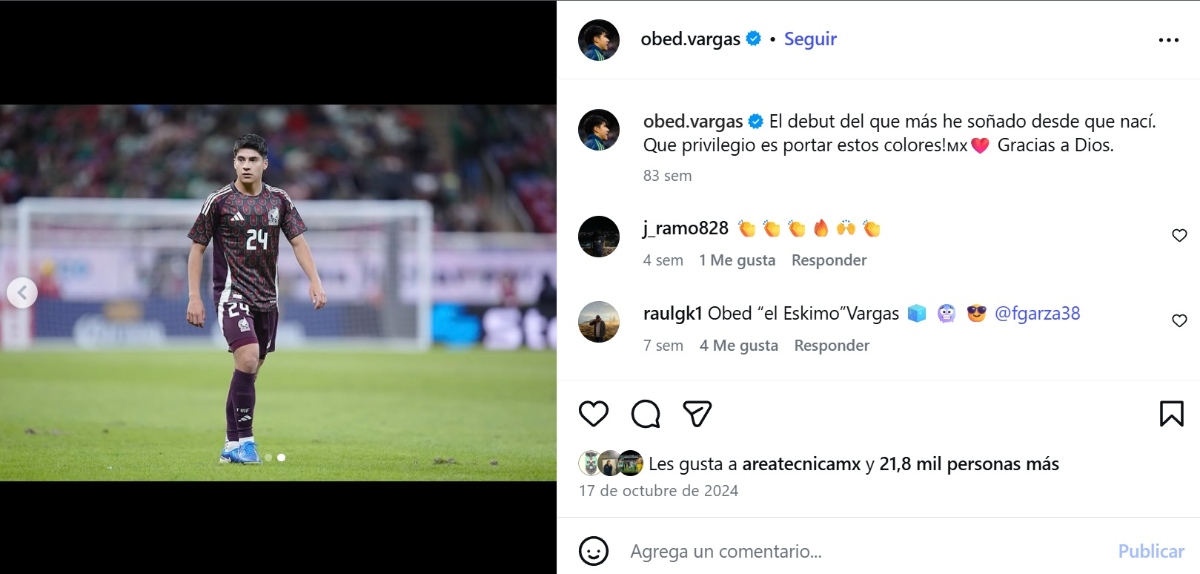 Selección Mexicana Vargas Giménez