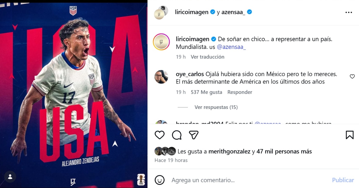 Alex Zendejas Estados Unidos