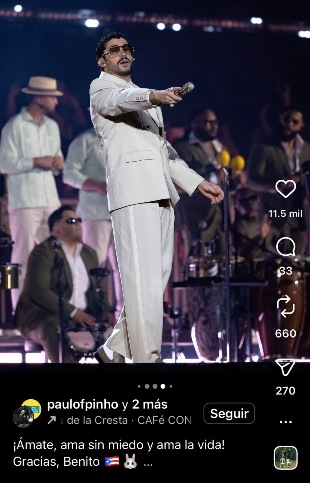 Bad Bunny triumphs with his residency shows in Madrid