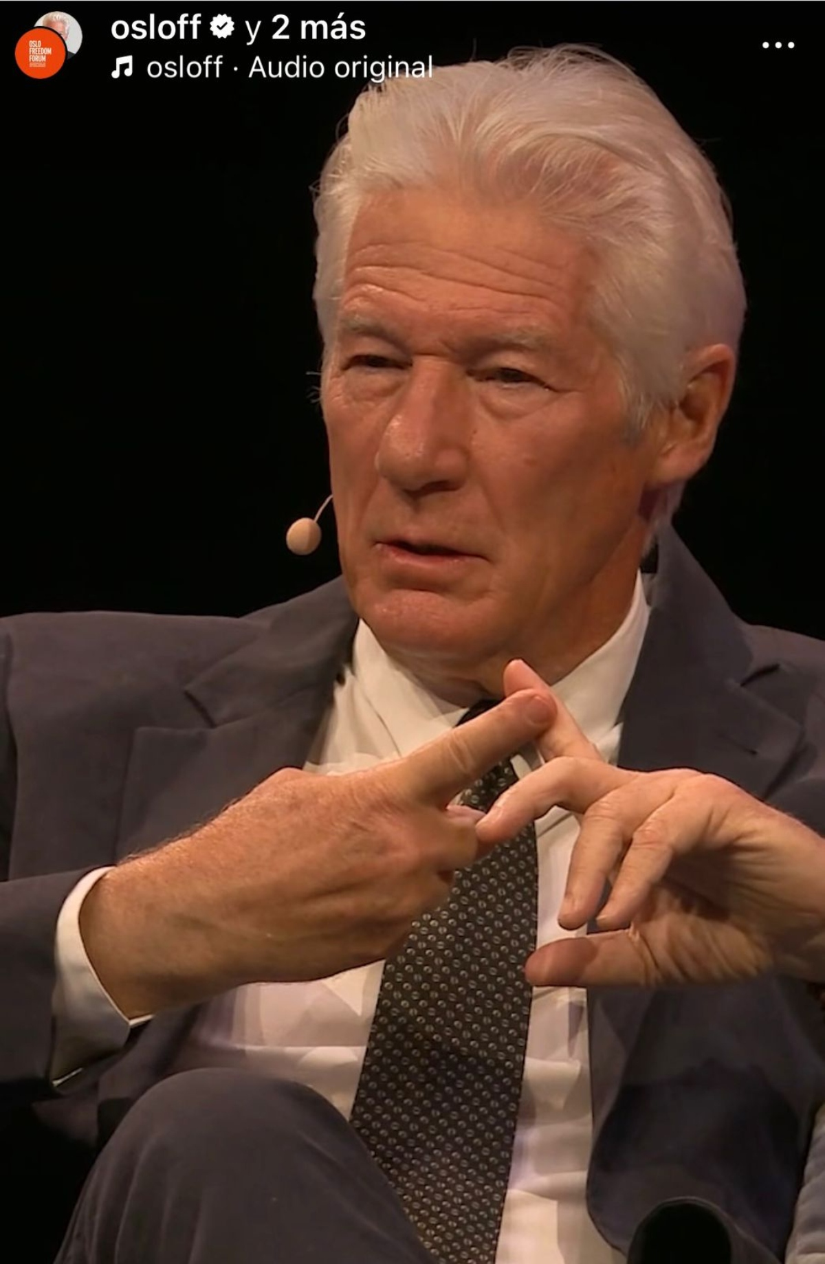 Richard Gere se necesita abordar el tema de la migración