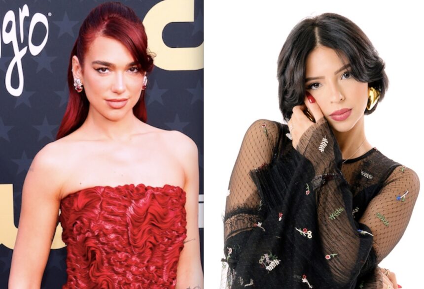 video of Ángela Aguilar claiming that Dua Lipa copied her look