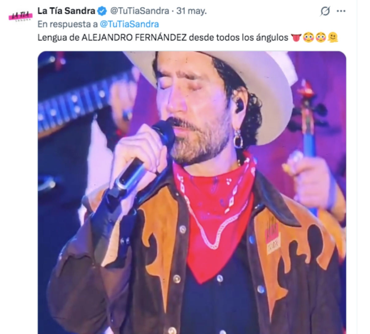 Alejandro Fernández explica lo que sucedió con su lengua tras video viral
