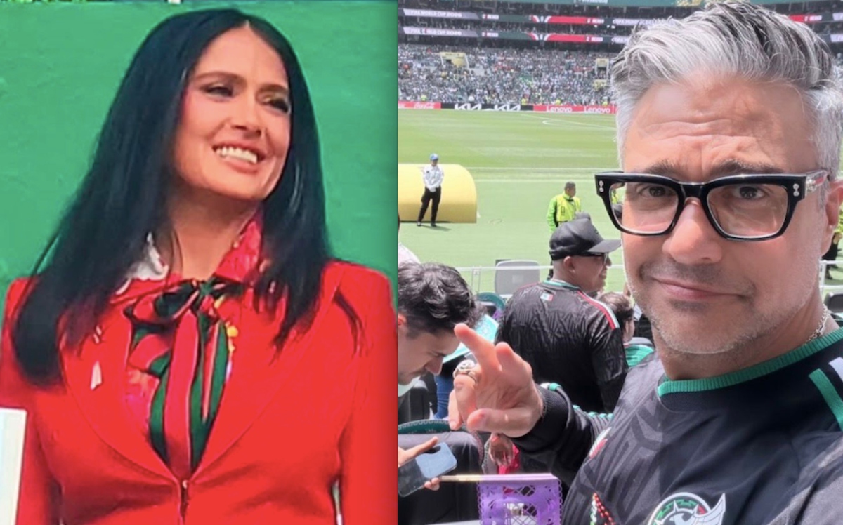 Salma Hayek, Jaime Camil, Canelo y más famosos asisten al Mundial