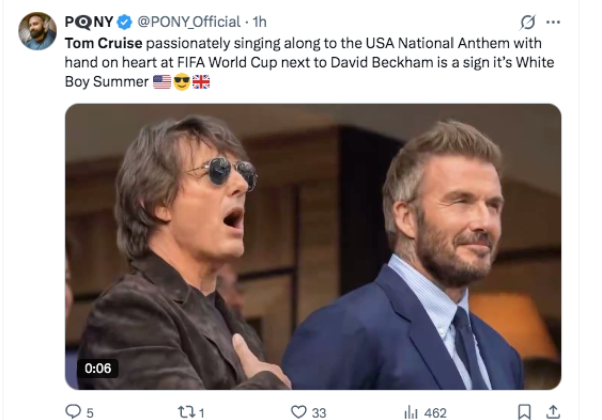 Tom Cruise David Beckham Sofía Vergara famosos Mundial EEUU
