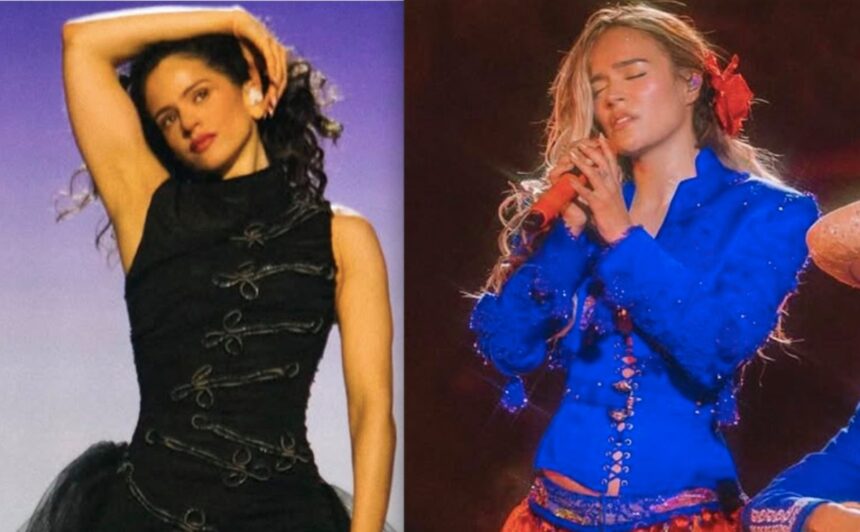Rosalía invites Karol G to her concert, and they take the audience by storm