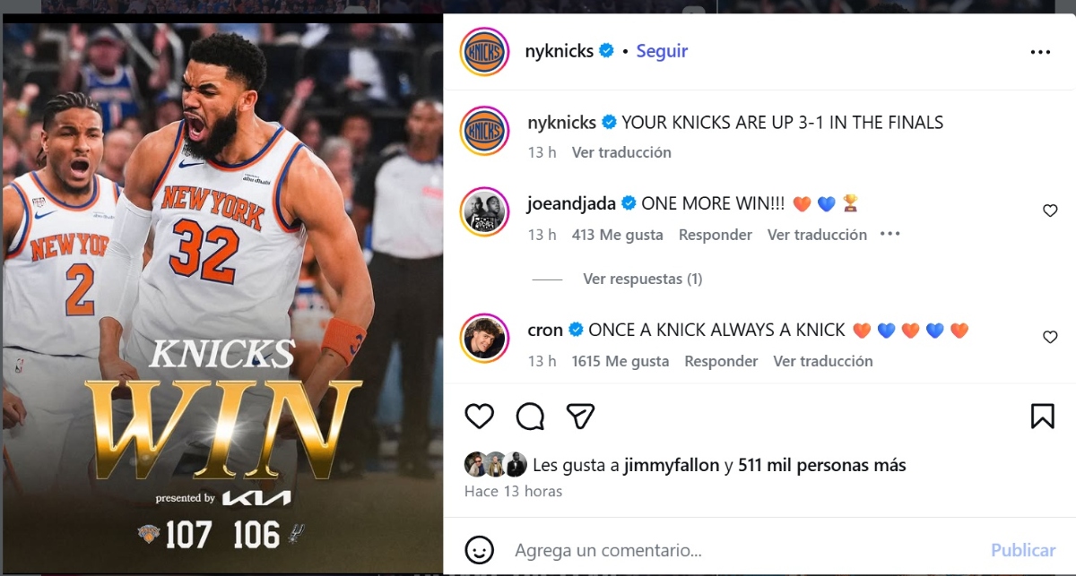 Knicks remontada histórica