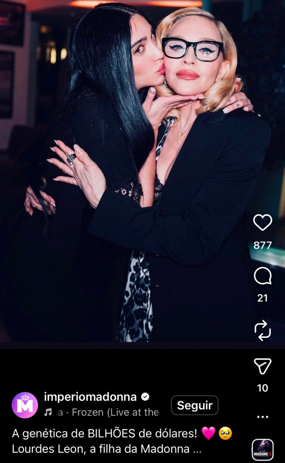 Madonna tendrá una canción con su hija Lourdes