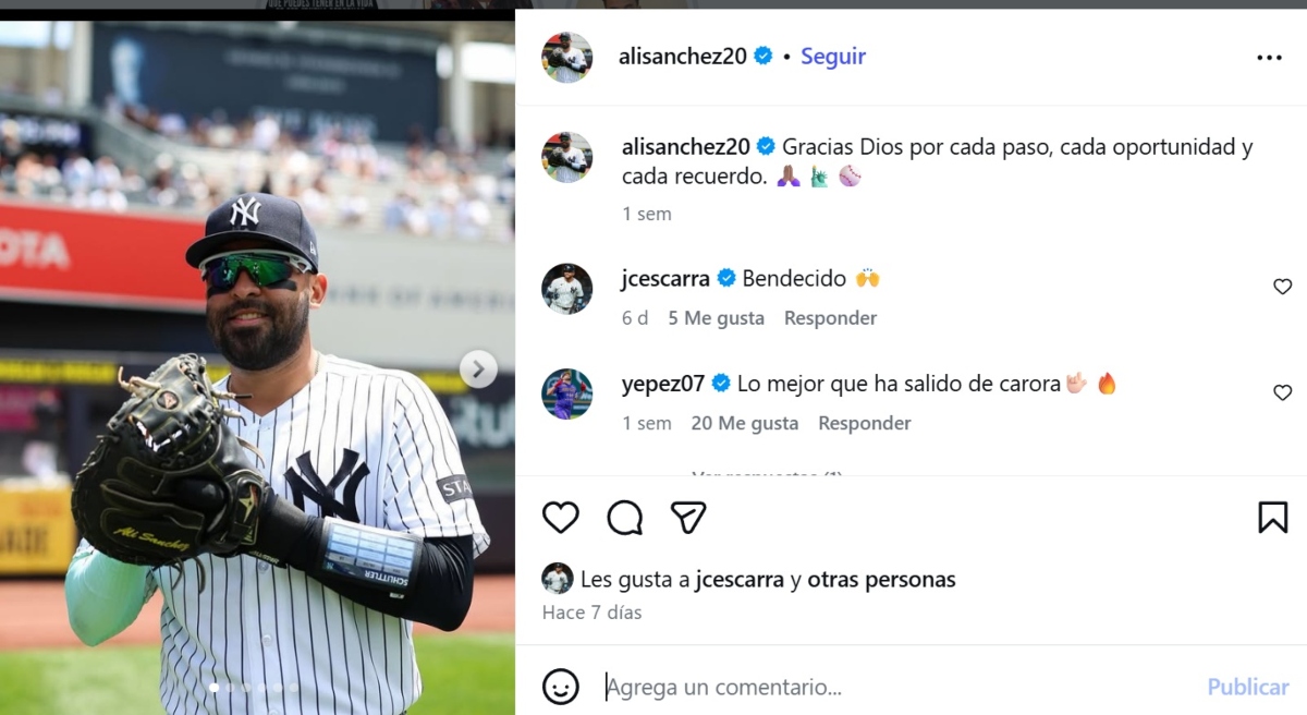 Ali Sánchez Yankees