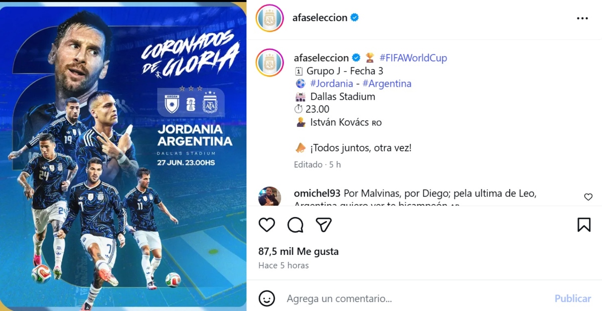 Argentina Jordania