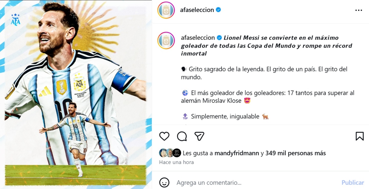 Messi rompe récord