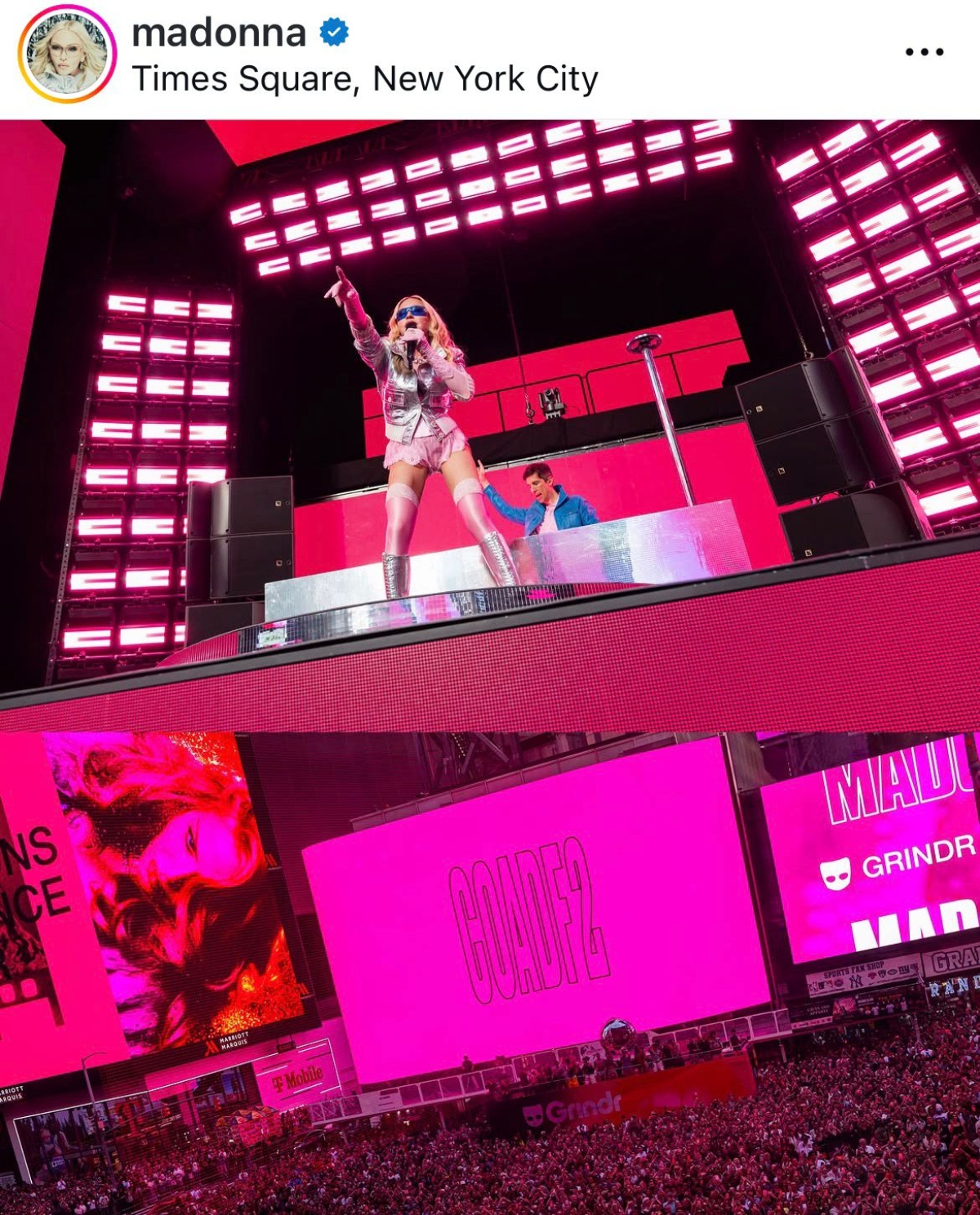 Madonna sorprende presentación nuevo disco 'Confessions II'