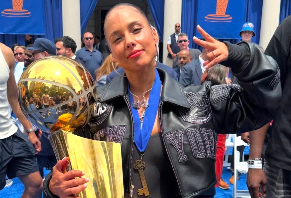 Alicia Keys cierra las celebraciones de los Knicks cantando ‘Empire State of Mind’