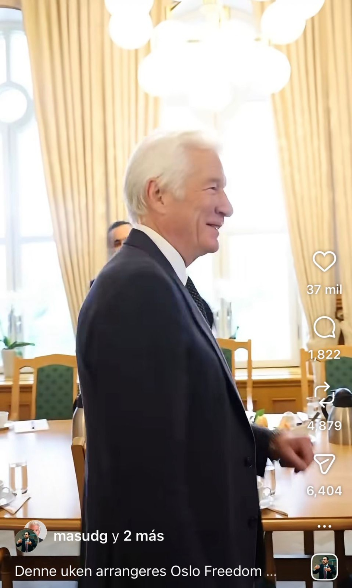 Richard Gere se necesita abordar el tema de la migración