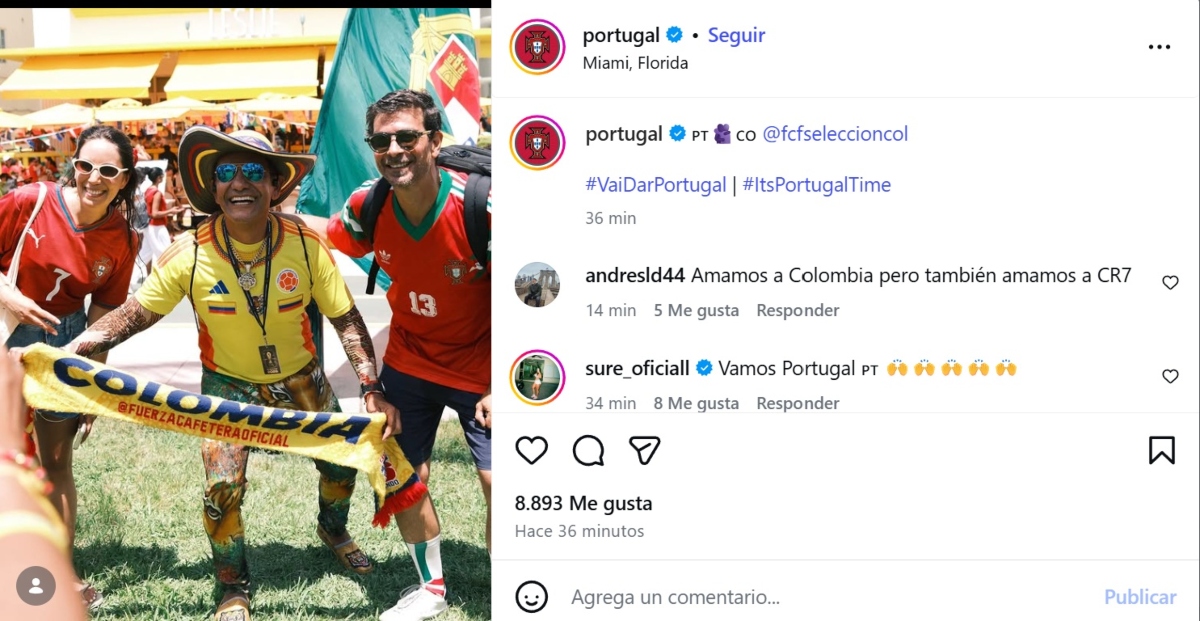 Colombia Portugal