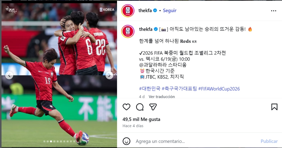 Corea del Sur presión