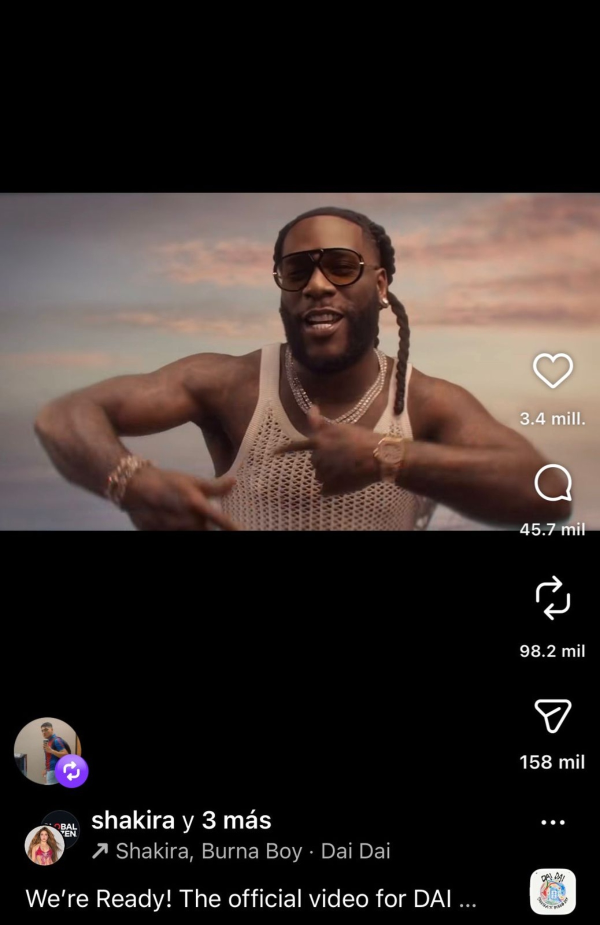 Shakira y Burna Boy cantarán 'Dai Dai' inauguración del Mundial