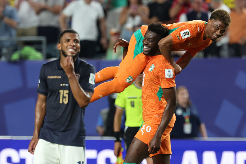 Ecuador loses in debut, Ecuador's debut, Ecuador vs. Ivory Coast, Ivory Coast, Nueva Onda