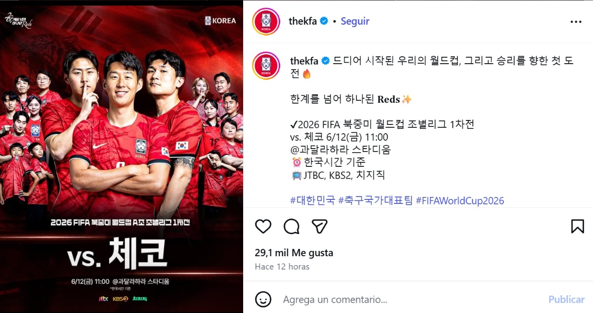 Corea del Sur Chequia