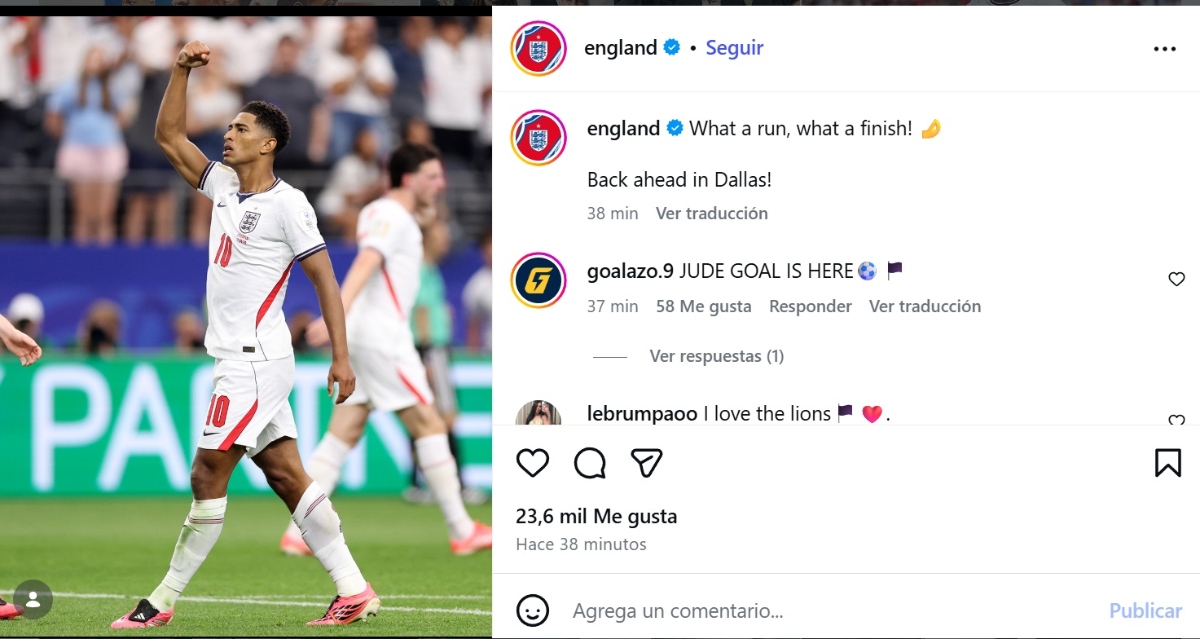 Inglaterra desata su poder ofensivo