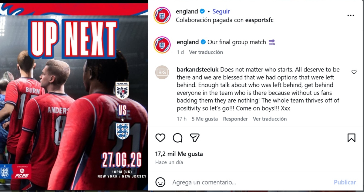 Inglaterra Panamá