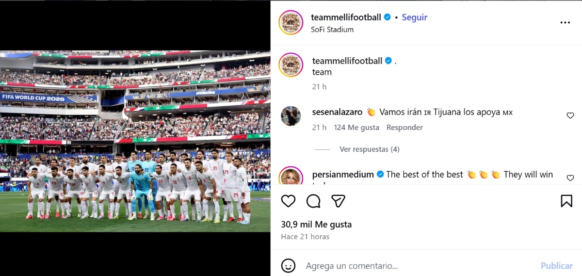 Irán Mundial 2026