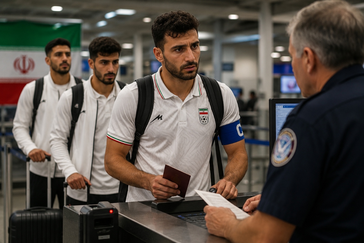 Irán enfrenta nuevos obstáculos en el Mundial: su capitán queda varado por un problema de visa