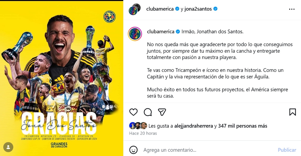 Jonathan dos Santos América