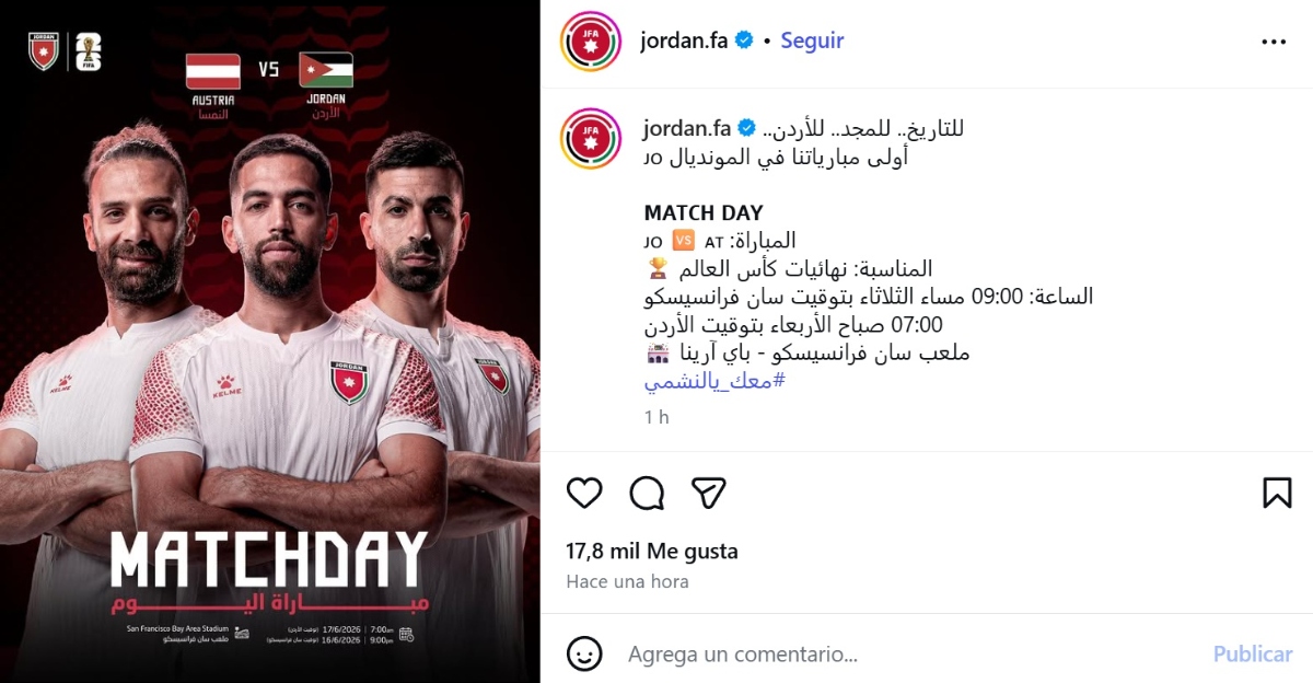 Jordania Mundial 2026
