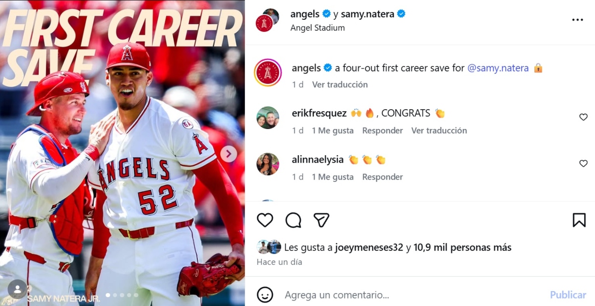 Samy Natera Jr, mexicanos en MLB