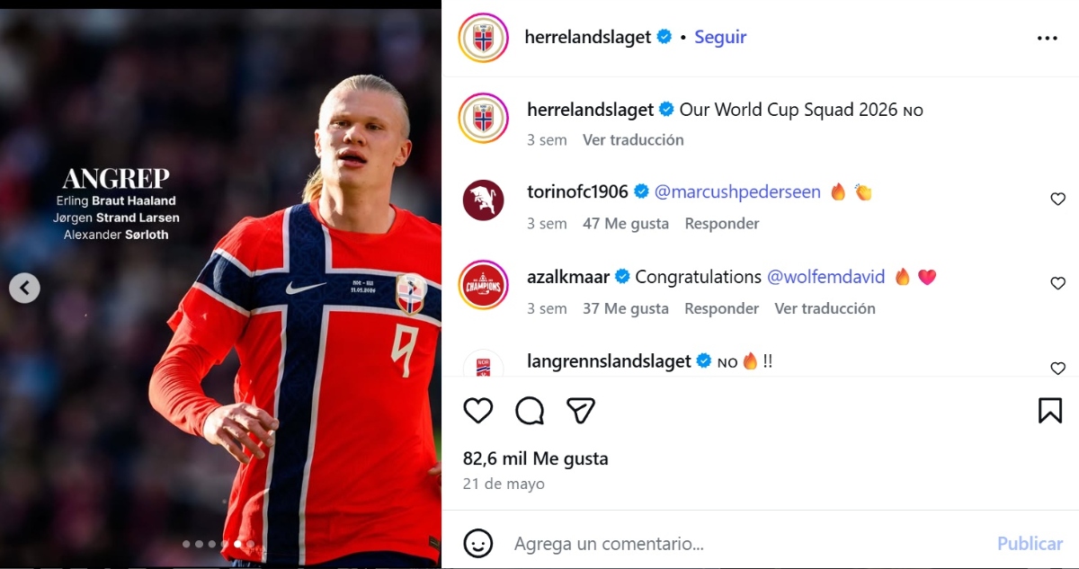 Erling Haaland Mundial 2026