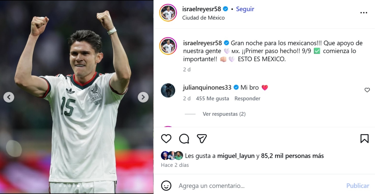 México Ecuador, Israel Reyes
