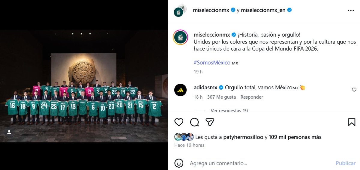 Selección Mexicana foto oficial