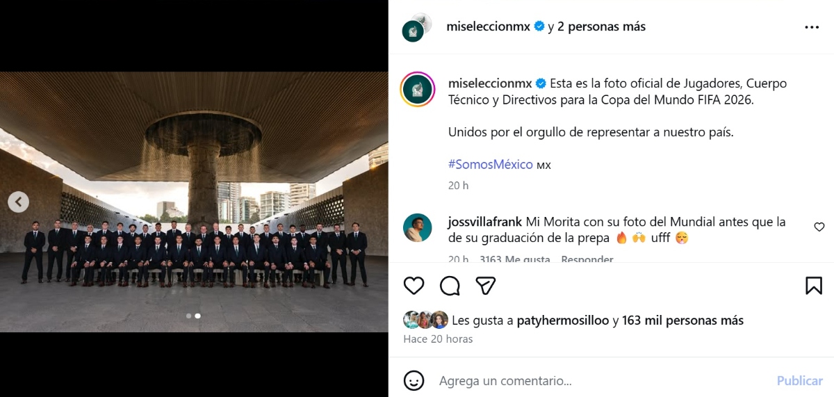 Selección Mexicana foto oficial