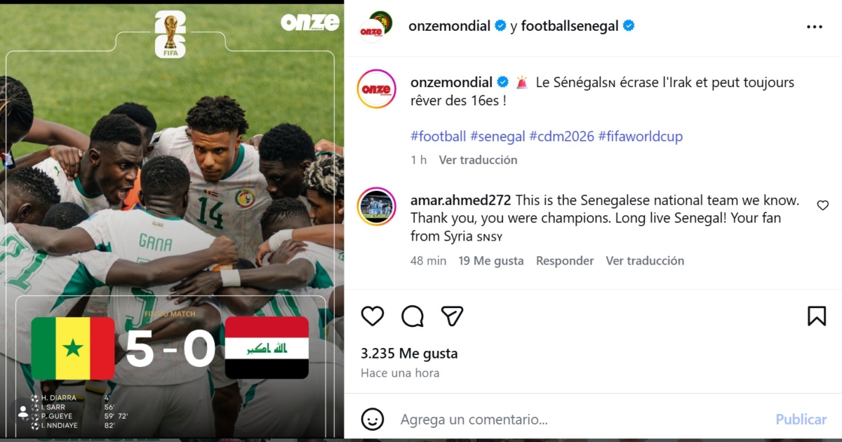 Senegal firma goleada histórica