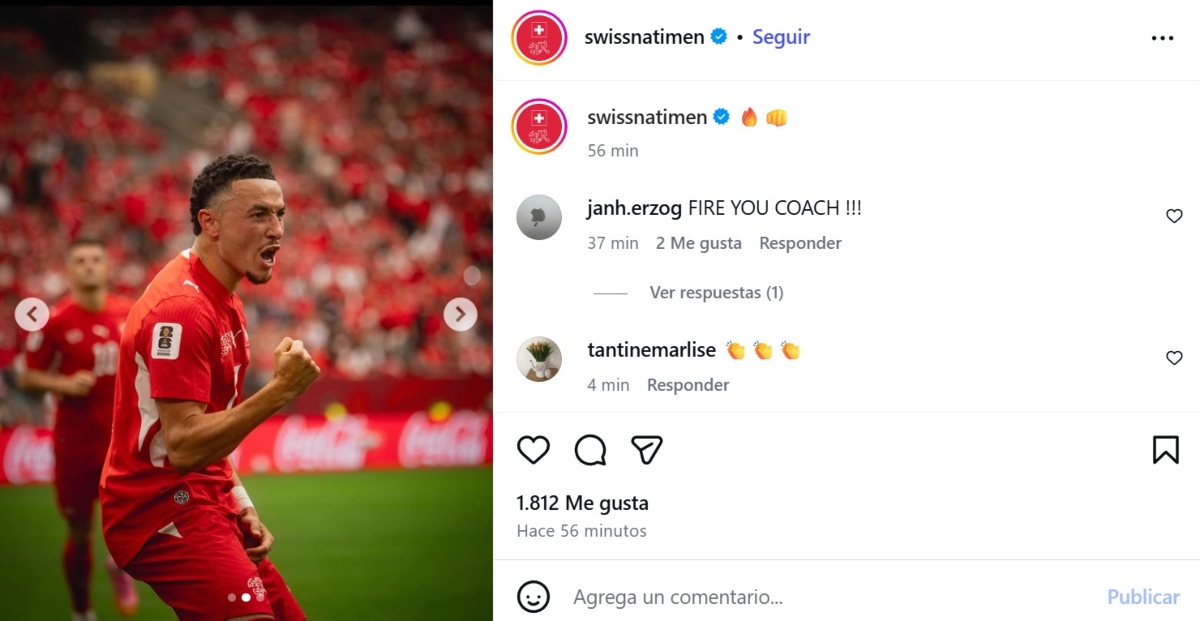 Suiza vence a Canadá