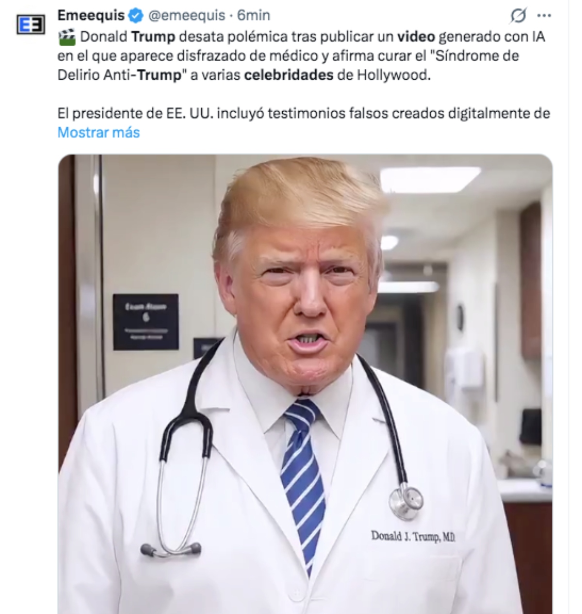 Donald Trump lanza video contra varias celebridades