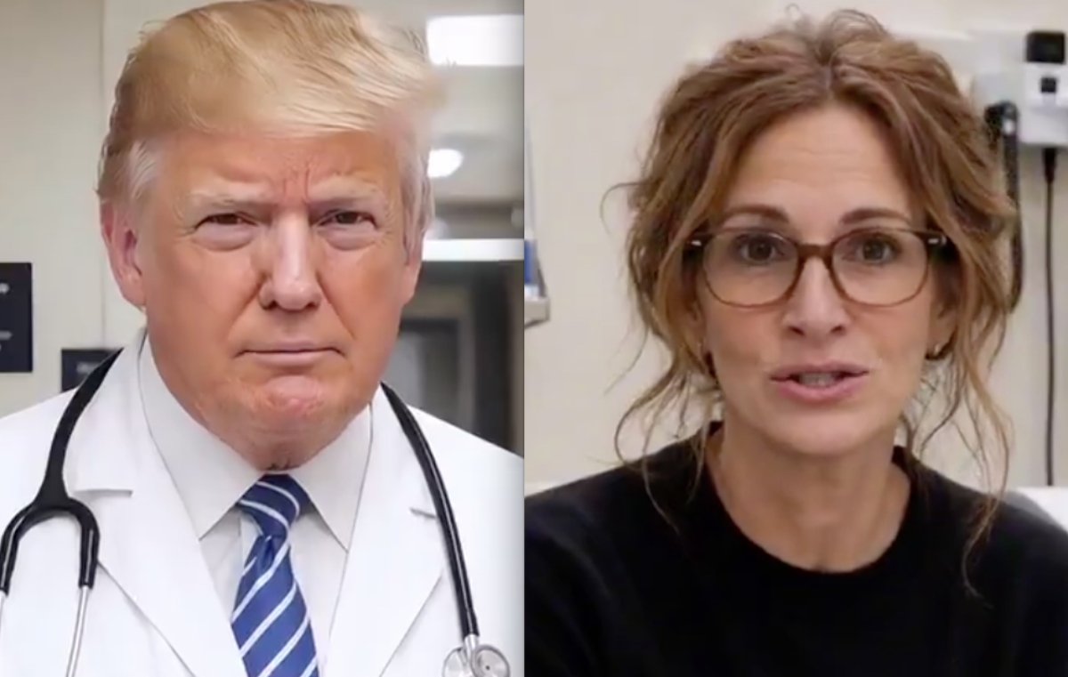 Donald Trump lanza video contra varias celebridades generado por Inteligencia Artificial