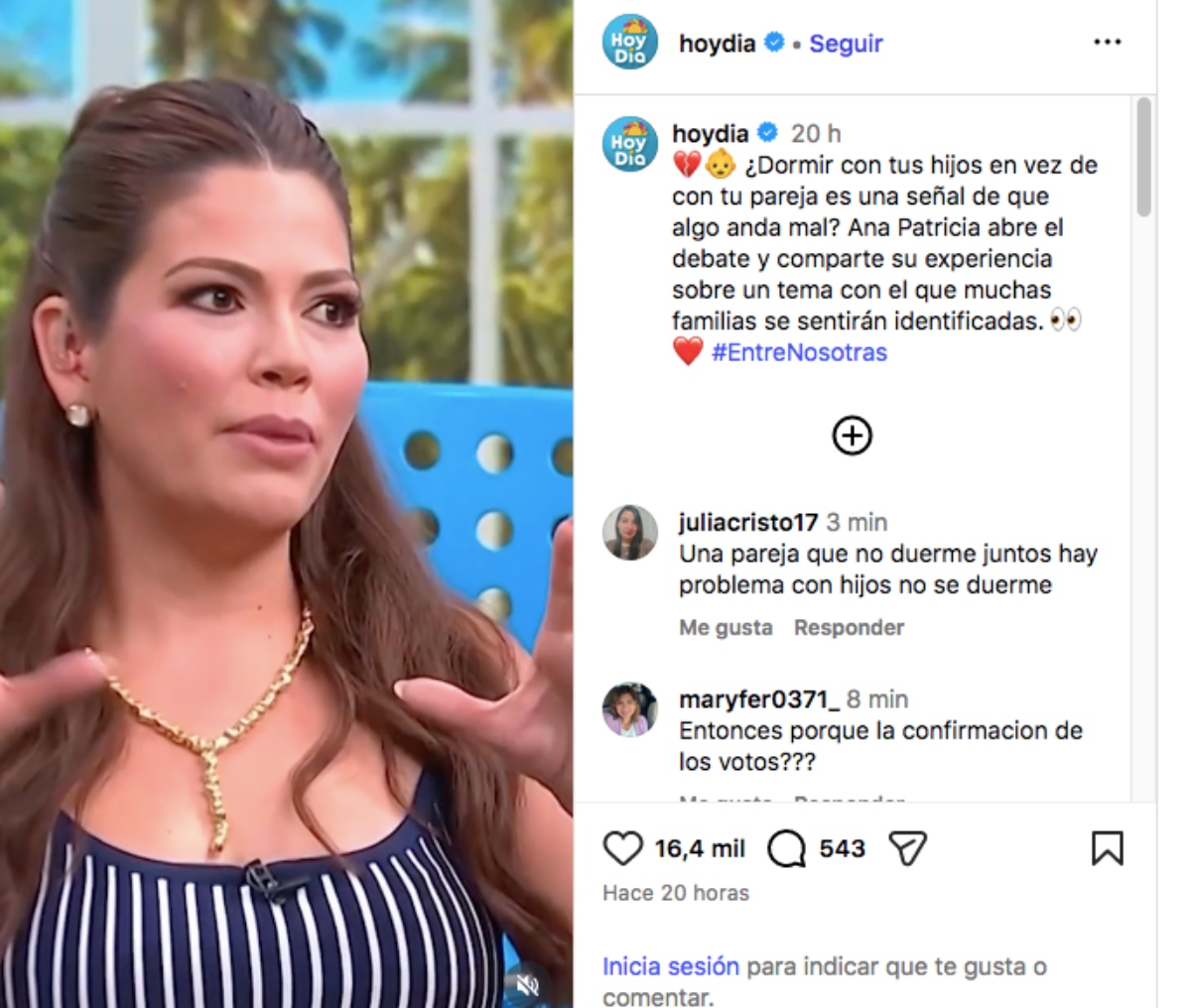 Ana Patricia Gámez llevaba tiempo sin dormir junto a su marido
