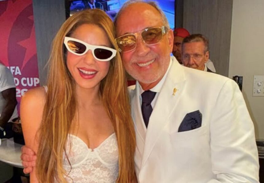 Shakira Has an Emotional Reunion with Emilio and Gloria Estefan at the World Cup