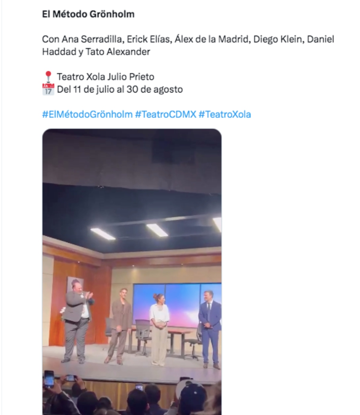 Ana Serradilla lidera la obra 'El método Grönholm'