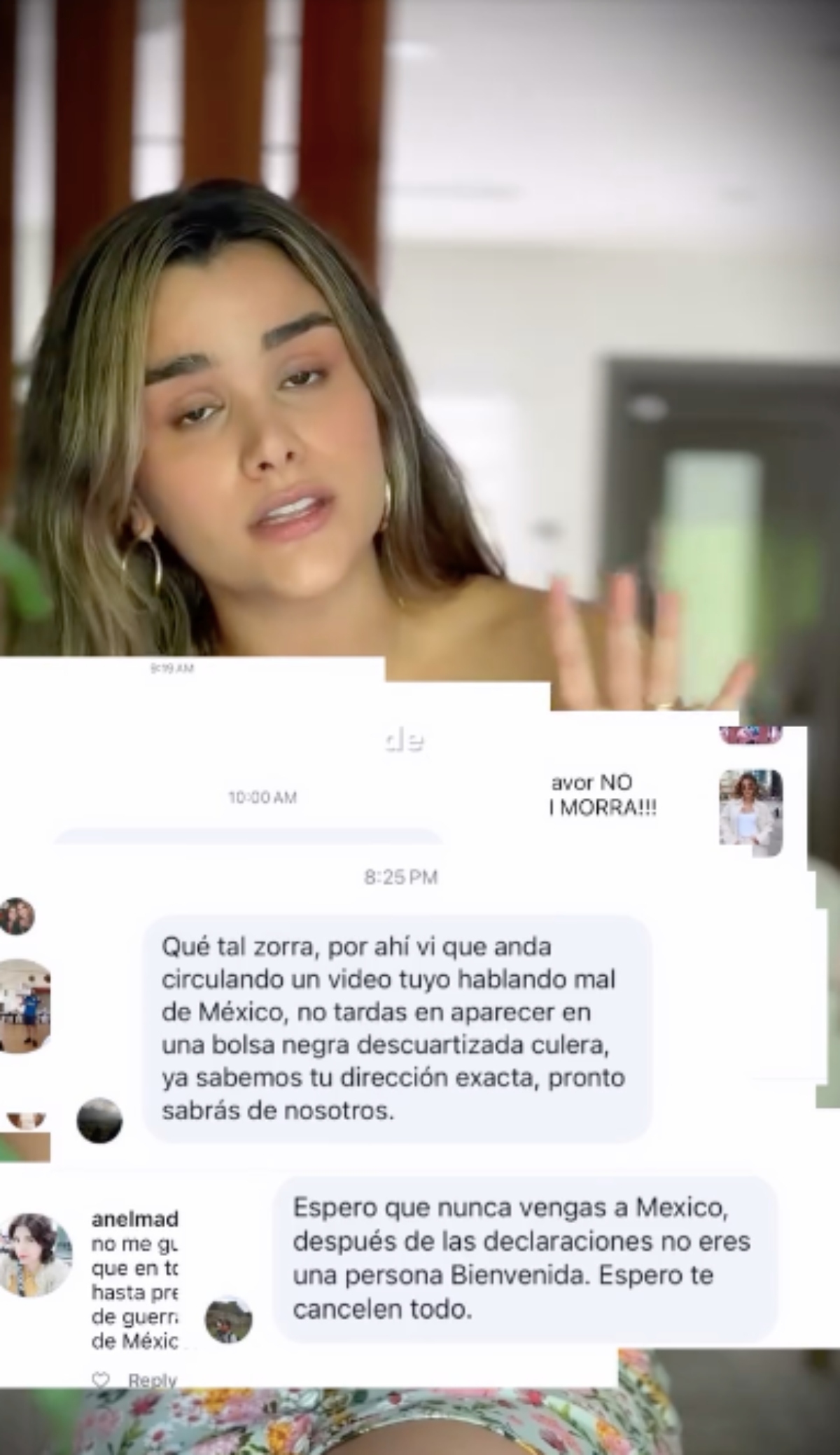 Clarissa Molina denuncia que ha recibido amenazas de muerte