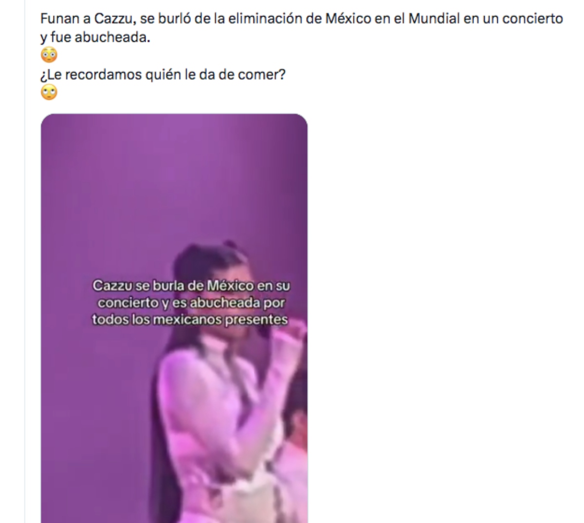 A video of Cazzu mocking the Mexican national team resurfaces and sparks controversy