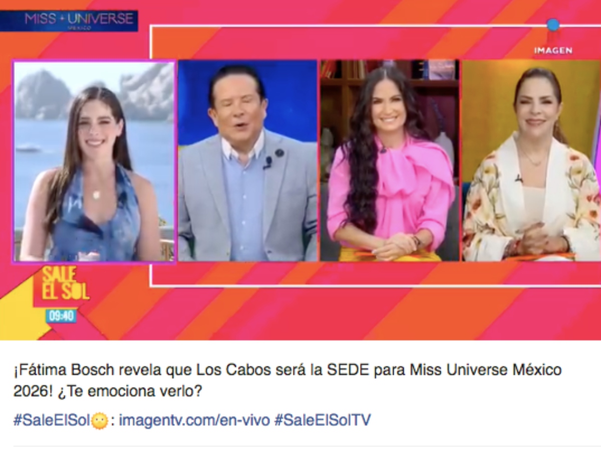 Fátima Bosch Miss Universo nueva sede final certamen México