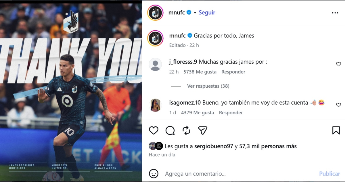 James Rodríguez Minnesota United