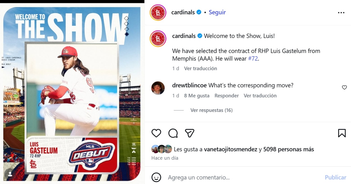 Luis Gastélum MLB