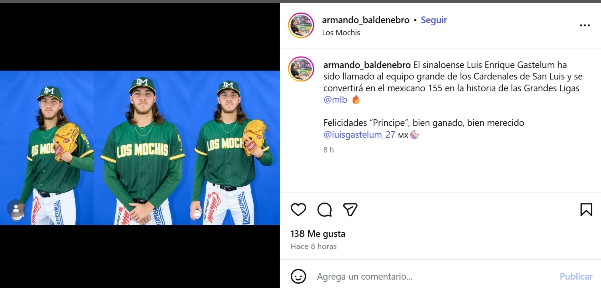 Luis Enrique Gastelum MLB
