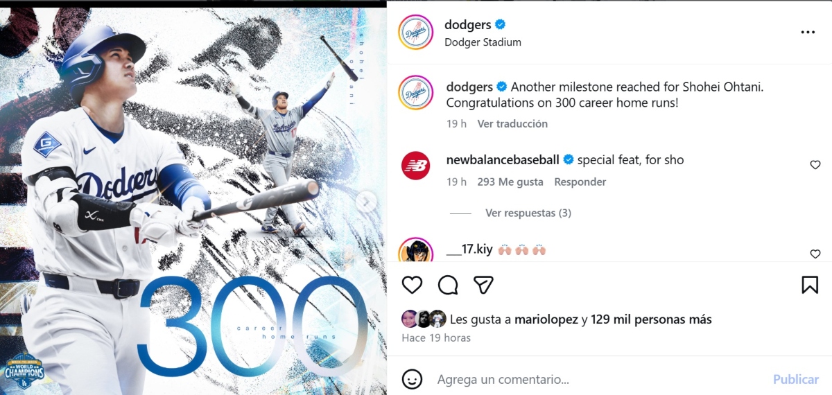 Shohei Ohtani llega a 300 jonrones