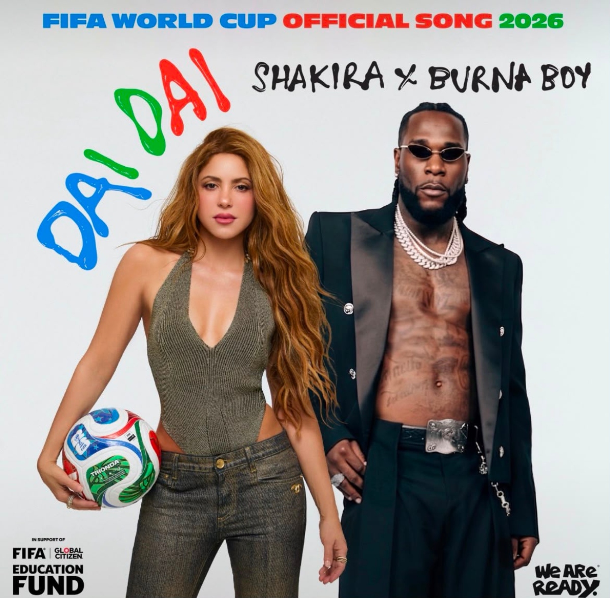 'Dai Dai' de Shakira reproducciones tras final del Mundial