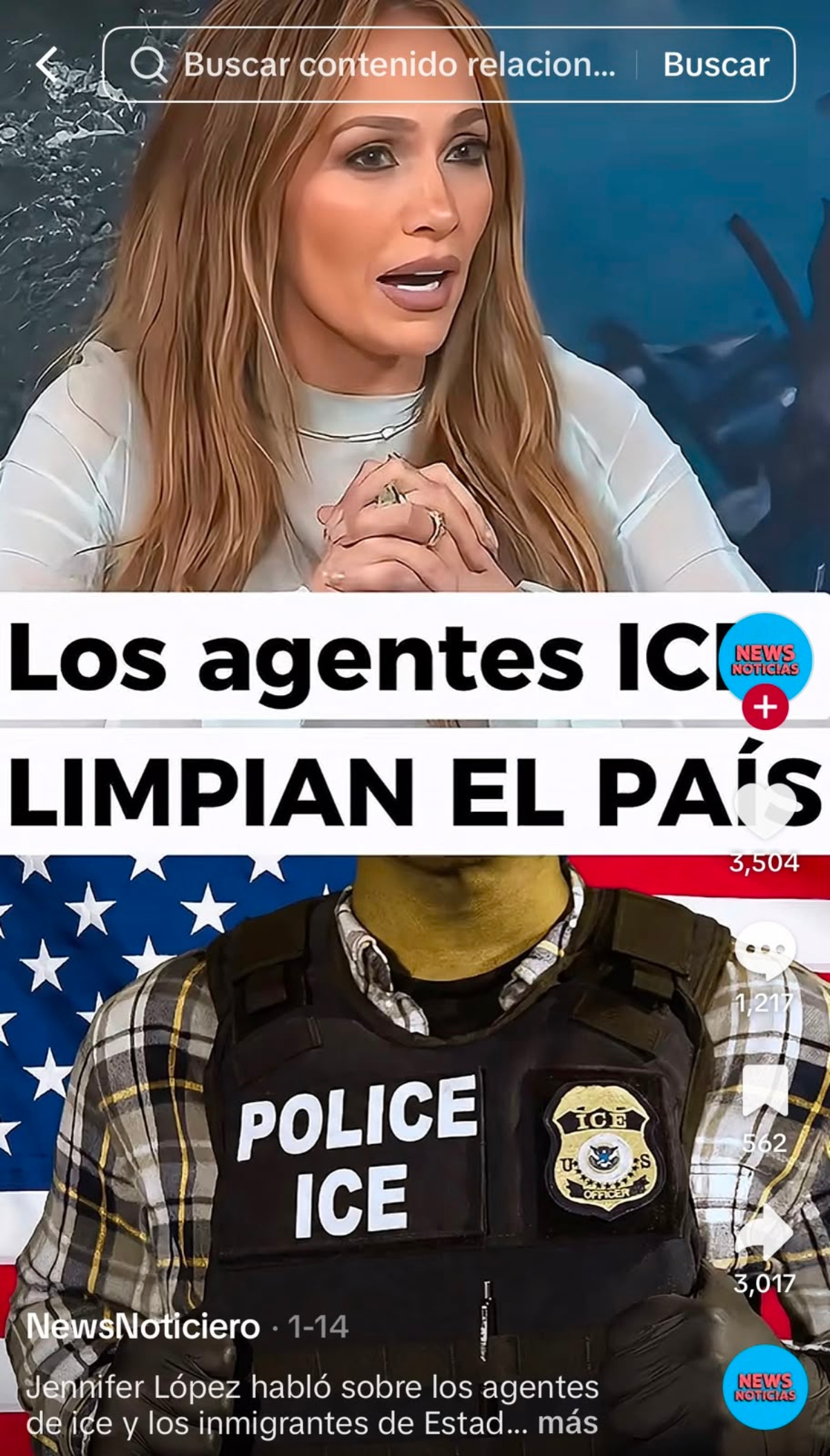 Jennifer López apoya ICE Supuestos videos generan controversia