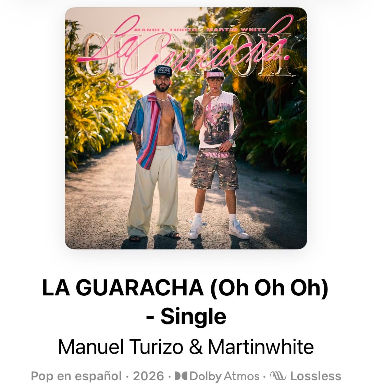 Manuel Turizo lanza su nueva canción 'La Guaracha' junto a Martin White